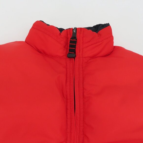 GAP Womens Extra Small XS Blue Red Reversible Zipper Down Puffer Vest 2000 Y2K - Picture 5 of 13
